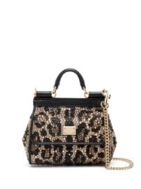 Dolce amp Gabbana Mini Sicily Crystal Tote Bag at Farfetch